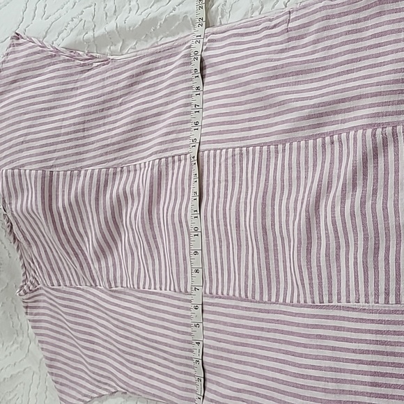 MADEWELL STRIPES PINK DRESS SIZE M. - Picture 10 of 12